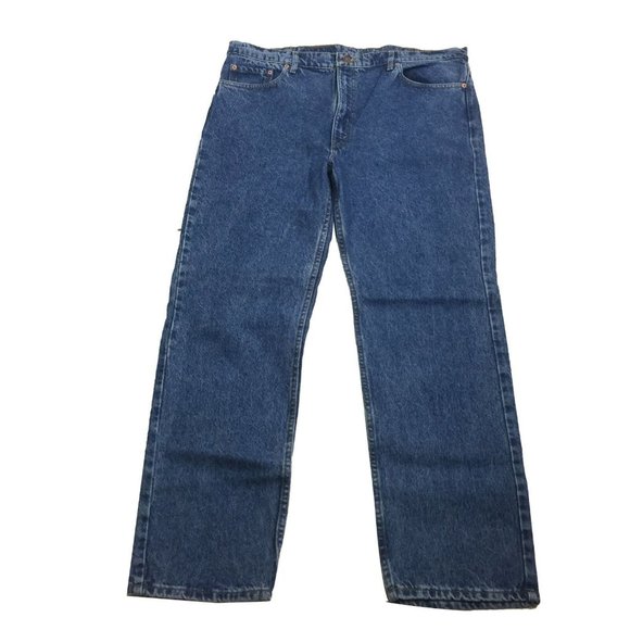 New Vintage Levi's 505 Regular Fit Straight Leg Denim Jeans Men's Size 42x32